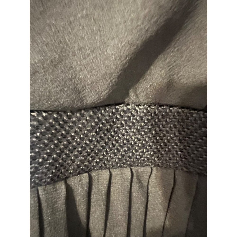 Rag & Bone Dress 6 Black Stretch Silk Rich Drape Pleat Trim - Picture 5 of 15